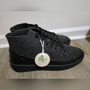 Aldo PEGGYRYAN Men's Hightop Sneaker Size11 Black/Dark Grey